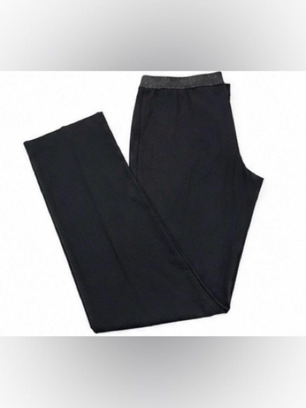 Armani Collezioni Black Dress Pants Womens 12 Italy Designer Career Luxury - Picture 5 of 8